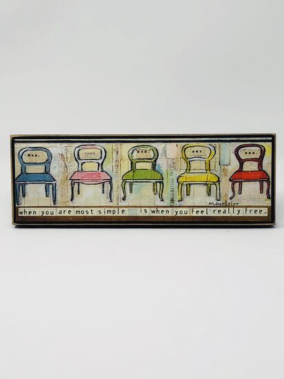 CHAIR - Wood Rectangle Plaques